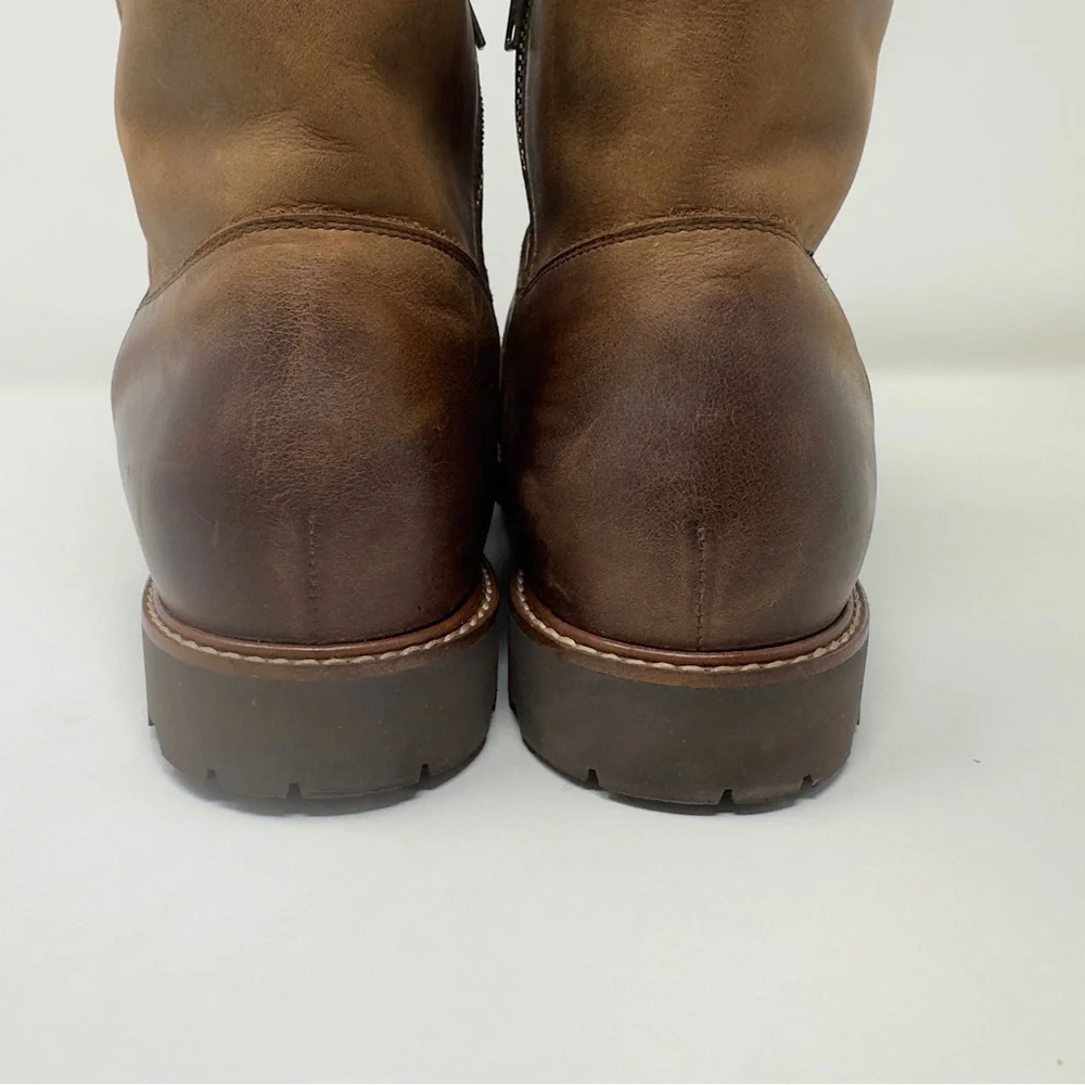 Ross & Snow Leather Shearling Boots